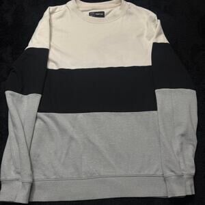 Original use colorblock crewneck sweatshirt